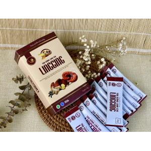 Trà Gừng Linh Chi LINGGING, Hộp 12 Gói x 3g